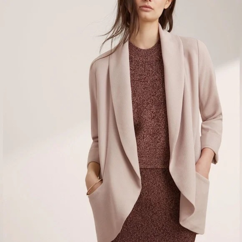 Wilfred Aritzia Blush Chevalier Pink Blazer - size 8
